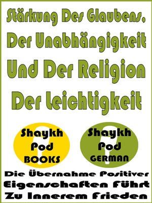 cover image of Stärkung Des Glaubens, Der Unabhängigkeit Und Der Religion Der Leichtigkeit